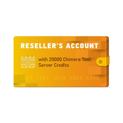 Reseller's Account with 20000 ChimeraTool Server Credits