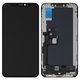 LCD compatible with iPhone XS, (black, with frame, Copy, (TFT), JK)