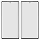 Housing Glass compatible with Samsung A536 Galaxy A53 5G, (with OCA film, black)