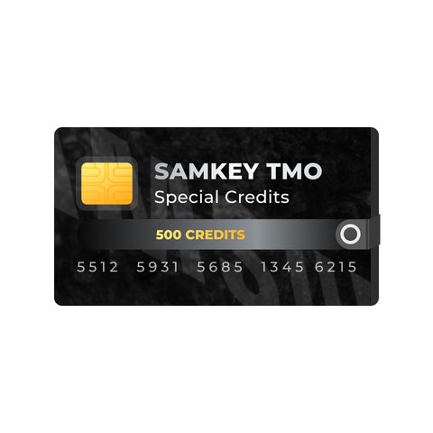 Специальные кредиты Samkey TMO 500 кредитов 