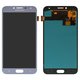 LCD compatible with Samsung J400 Galaxy J4 (2018), (blue, without frame, High Copy, with wide edge, (OLED), lavenda)