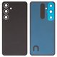 Housing Back Cover compatible with Samsung S721 Galaxy S24 FE, (black, with camera lens, graphite)