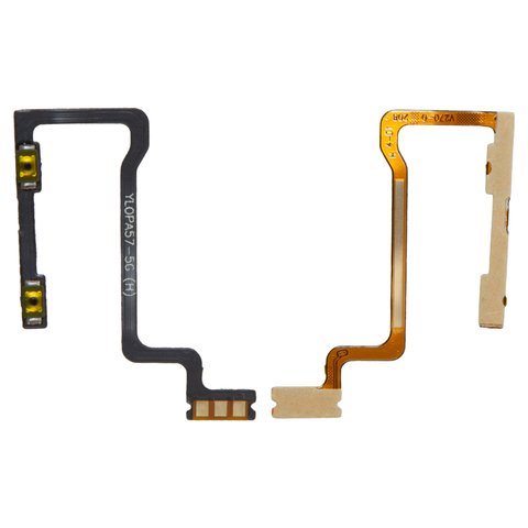 Flat Cable compatible with Oppo A57 5G, A57s, A77 5G, sound button 