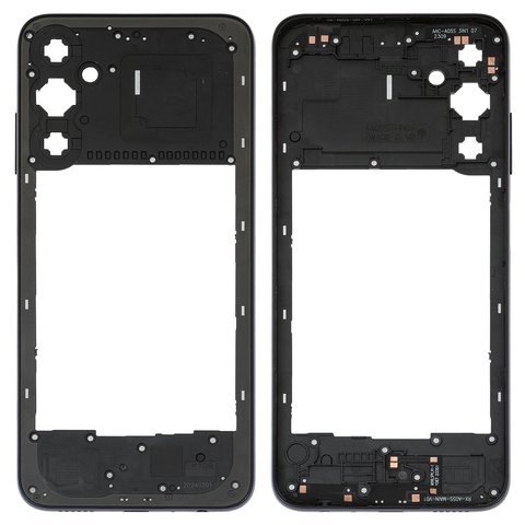 Housing Middle Part compatible with Samsung A057 Galaxy A05s, black 