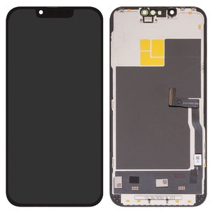 LCD Wextom compatible with iPhone 13 Pro, black, with frame, HC, without error, OLED  soft, Diagnosable, 120Hz 