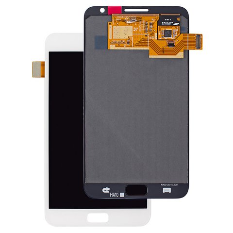 Pantalla LCD puede usarse con Samsung I9220 Galaxy Note, N7000 Note, blanco, sin marco, original vidrio reemplazado