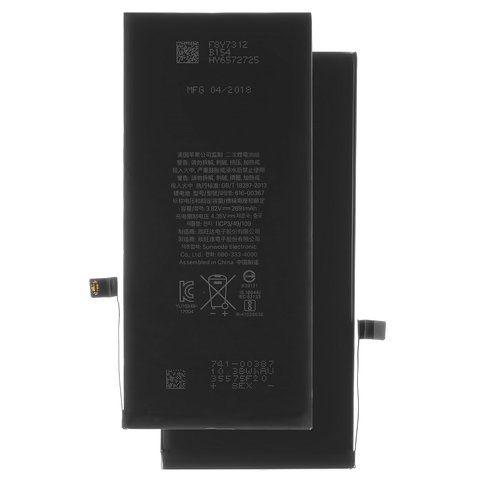 Batería puede usarse con iPhone 8 Plus, Li ion, 3.82 V, 2691 mAh, PRC, original IC, #616 00367