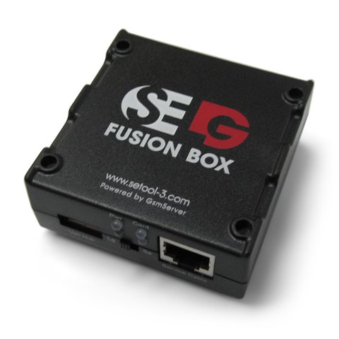 Caja SELG Fusion Box  con tarjeta  SE Tool  v1.107 y juego de cables estándar 28 cables 