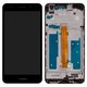Pantalla LCD puede usarse con Huawei Y6 II, negro, con marco, Original (PRC), CAM-L21