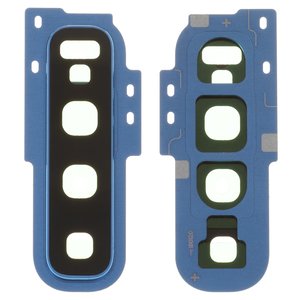 Vidrio de cámara puede usarse con Samsung G973 Galaxy S10, azul, con marcos, prism blue