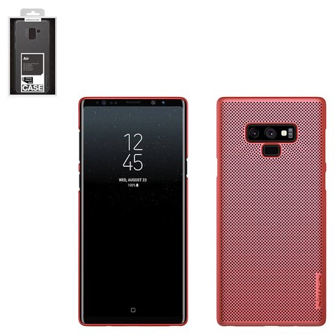 Funda Nillkin Air Case puede usarse con Samsung N960 Galaxy Note 9, rojo, perforado, plástico, #6902048161023