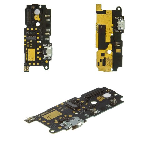 Cable flex puede usarse con Xiaomi Redmi Note 4 Global 2017 , del conector de carga, con micrófono, con componentes, Original PRC , placa del cargador, redmi note 4X Helio X20