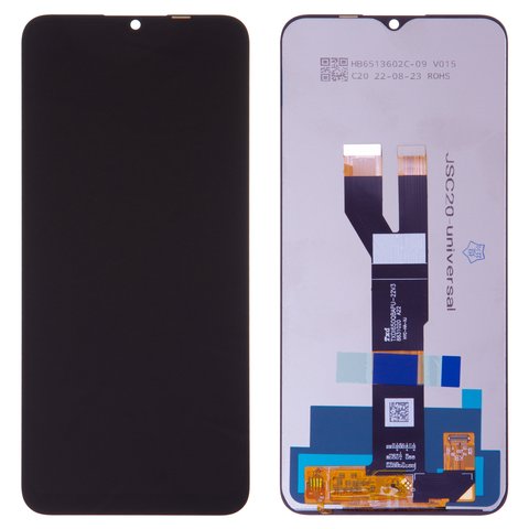 Pantalla LCD puede usarse con Realme C21, negro, sin marco, High Copy, RMX3201