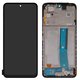 Pantalla LCD puede usarse con Xiaomi Redmi Note 11, negro, con marco, Original (PRC)