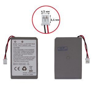 Batería LIP1522 puede usarse con Sony PlayStation 4, PlayStation 4 Pro, PlayStation 4 Slim, 4.5 mm, Li ion, 3.65 V, 2000 mAh, High Copy, DualShock, V1 , JDM 001 JDM 011 JDM 020 JDM 030