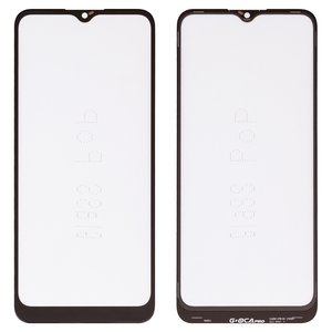 Vidrio de carcasa G+OCA PRO puede usarse con Samsung A025G Galaxy A02s, M025 Galaxy M02s, con película OCA, negro, 163 mm