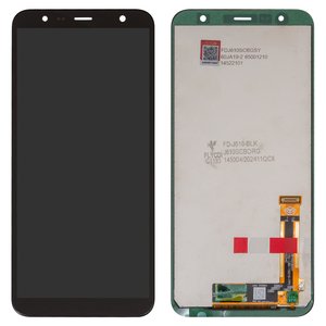 Pantalla LCD puede usarse con Samsung J415 Galaxy J4+, J415F Galaxy J4+, J610 Galaxy J6+, negro, sin marco, FLYCDI
