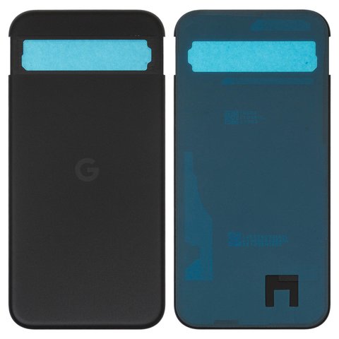 Panel trasero de carcasa puede usarse con Google Pixel 8a, negra, obsidian