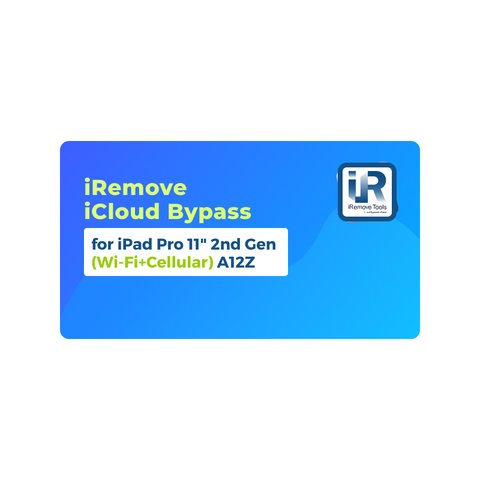 iRemove iCloud Bypass para iPad Pro 11 inch 2nd Gen Wi Fi+Cellular  A12Z
