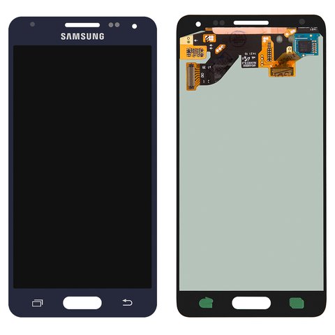 Дисплей для Samsung G850F Galaxy Alpha, черный, без рамки, Оригинал переклеено стекло 