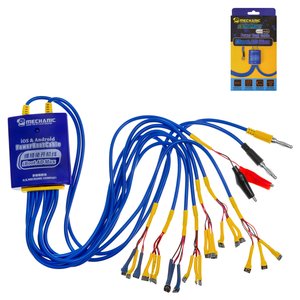 Тест кабель живлення Mechanic iBoot AD Max для Apple iPhone 11, iPhone 11 Pro, iPhone 11 Pro Max, iPhone 12, iPhone 12 mini, iPhone 12 Pro, iPhone 12 Pro Max, iPhone 13, iPhone 13 mini, iPhone 13 Pro, iPhone 13 Pro Max, iPhone 6, iPhone 6 Plus, iPhone 6S, iPhone 6S Plus, iPhone 7, iPhone 7 Plus, iPhone 8, iPhone 8 Plus, iPhone X, iPhone XR, iPhone XS, iPhone XS Max, iphone + android