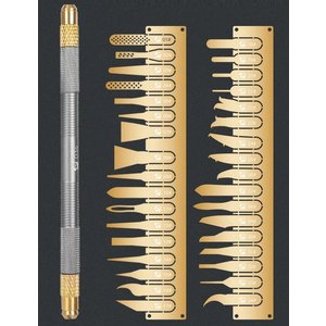 Набір скальпелів Mechanic 034, для мікросхем, 34 in 1