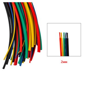 Термозбіжна трубка, 1 м, 2,0 мм, синя