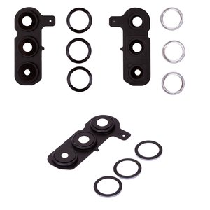 Стекло камеры для Samsung S936 Galaxy S25 Plus, серебристое, с рамкой, silver shadow