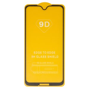 Защитное стекло для Motorola XT1962 Moto G7, совместимо с чехлом, Full Glue, без упаковки , черный