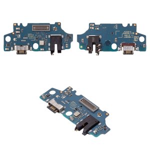 Шлейф для Samsung A057 Galaxy A05s, конектора зарядки, з компонентами, Original PRC , плата зарядки