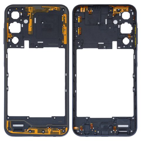 Середня частина корпусу для Samsung A256 Galaxy A25, чорна