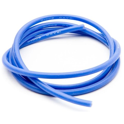 Провод в силиконовой изоляции 12AWG, 3,31 мм², 1 м, синий