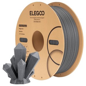 Філамент для 3D принтера ELEGOO PLA Sparkle Dark Grey, 1 кг