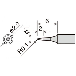Soldering Iron Tip Goot RX 81HRT SB